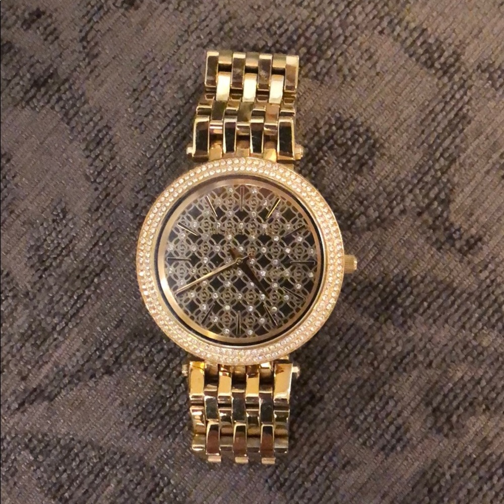 Gold Michael Kors watch